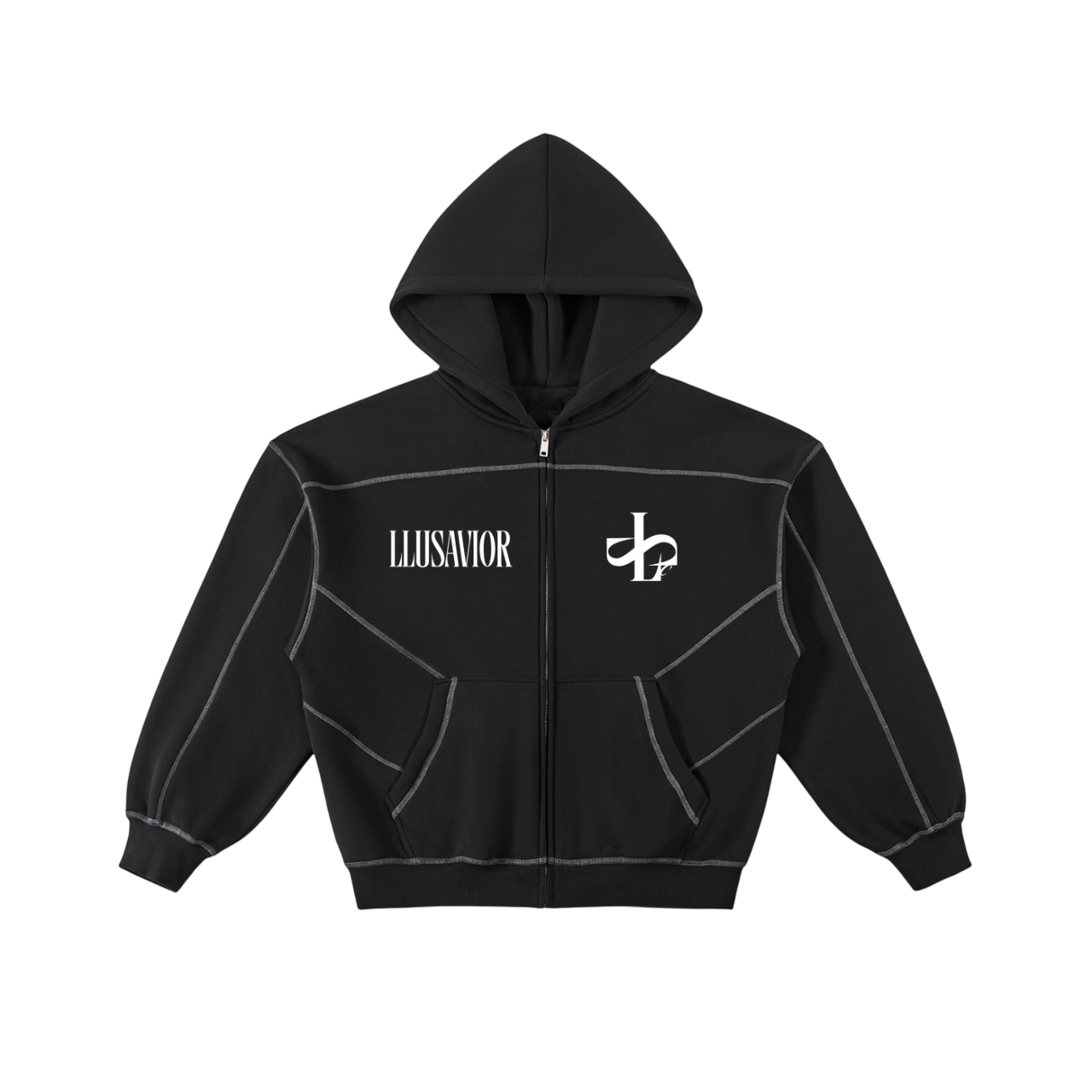 LLUSAVIÓR Fleece Zip Hoodie